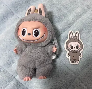 POP MART 러브브 마카롱 sesame bean 그레이