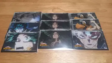 나의 히어로 아카데미아 애니메이트 카페 포토 카드 9장