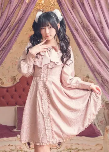 ManonTokyo 오간자 슬리브 원피스