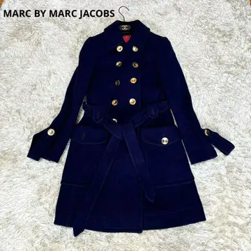 MARC BY MARC JACOBS 체스터 코트 울 골드 버튼