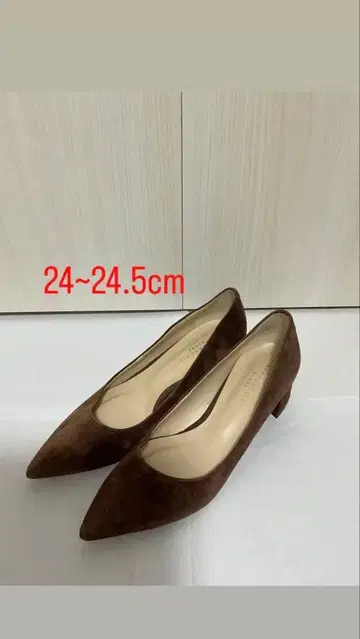 AFFRANCHIE SLOBE 브라운 펌프스