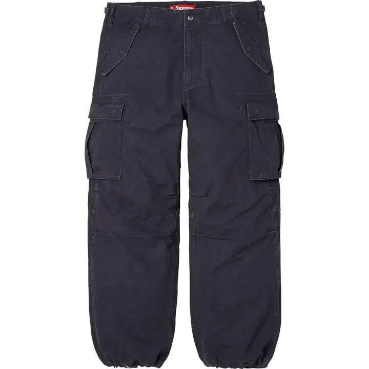Genuine 30-38 Supreme Cargo Pants Navy 25FW Trousers Jogger Pants Pockets