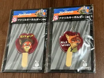 Happy 복권 주토피아 닉 G상 아크릴 키링 2종
