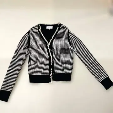 3.1 필립림 가디건/S 사이즈/블랙/보더