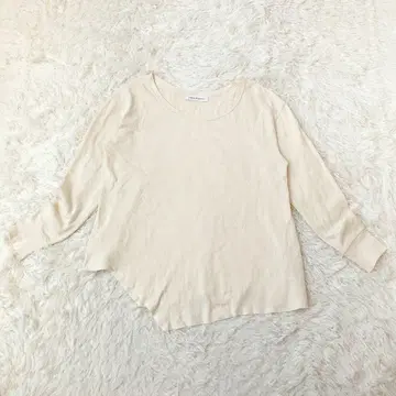 어반 리서치 긴팔 티셔츠 밑단 비대칭 오버 사이즈 면 100% F