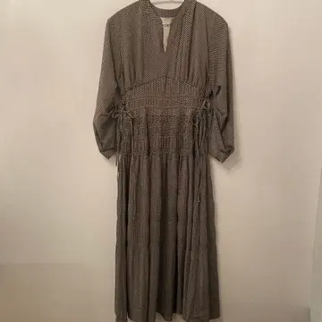 SNIDEL/체크 무늬/맥시 드레스/원피스