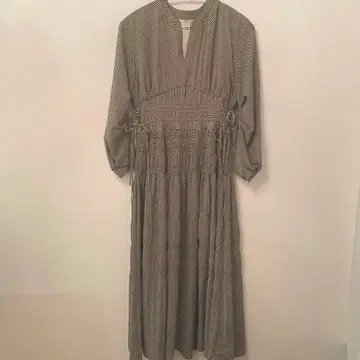 SNIDEL/체크 무늬/맥시 드레스/원피스