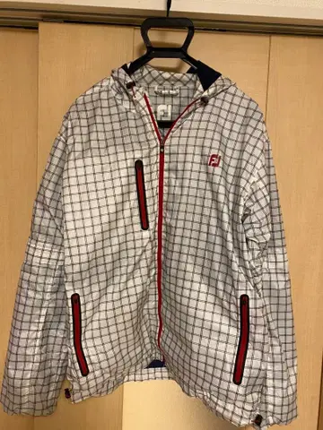 FJ 체크 무늬 나일론 자켓