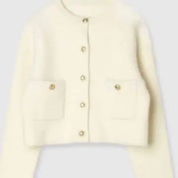 anuans 라쿤 블렌드 노카라 니트 자켓