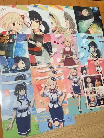 리코리스 리코일 캠페인 클리어 파일 세트 18매