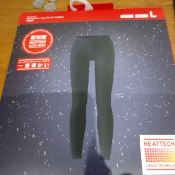 HEATTECH 블랙 레깅스 L 사이즈 UNIQLO