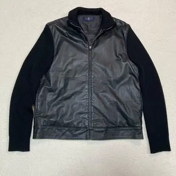 소가죽 이탈리아제 리얼 가죽 싱글 라이더 자켓 사이즈 LL(XL)