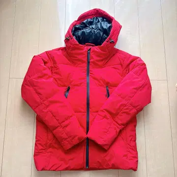 워크맨 다운 워셔블 빨간색 L 사이즈 방수 지퍼 남성용 자켓