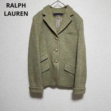 컨디션 최상 랄프 로렌 울 헤링본 테일러드 자켓