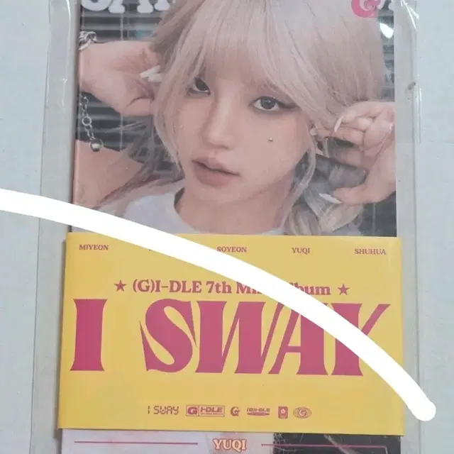 여자아이들 우기 I SWAY 미개봉 포카앨범 양도