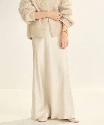 [ plage ] RIAM 새틴 스커트 34 사이즈