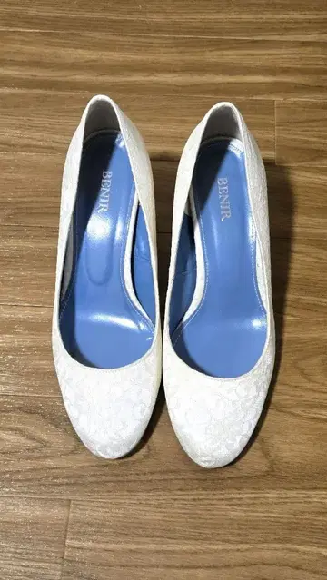 BENIR 베니르 브라이덜 신발 펌프스 화이트 40