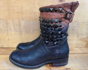 AS98 에어스텝 / 바이커 / 엔지니어 / 부츠 / 빈티지 / 가죽
