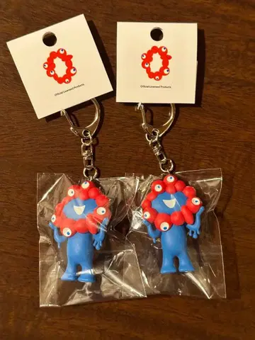 오사카 간사이 만박 미야쿠미야쿠 입체 PVC 키링 2세트