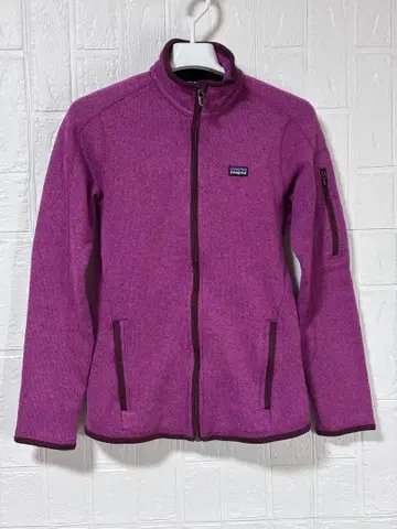 인기 patagonia 풀 집업 플리스 자켓 보라색