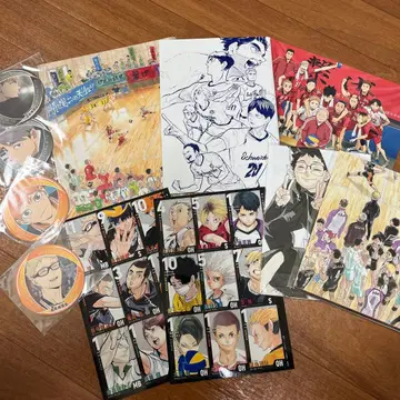 하이큐!! 노트, 포스터, 코스터, 카드 세트