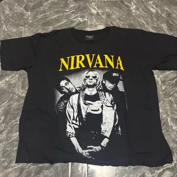 NIRVANA 티셔츠 L 사이즈 블랙