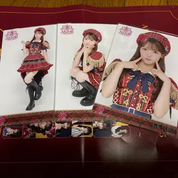 AKB48 타카하시 아야네 생사진 빨간 체크 의상 통상 컴프