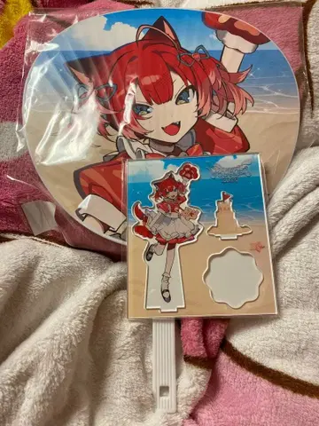 CR 아카미 카루비 CR 페스티벌 부채 아크릴 스탠드