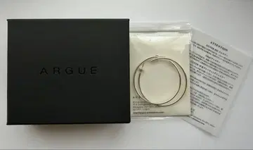 argue 후프 귀걸이 실버