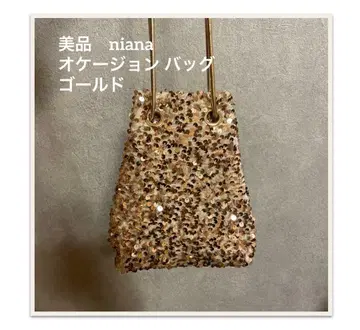 새상품급 niana 포멀 백 골드