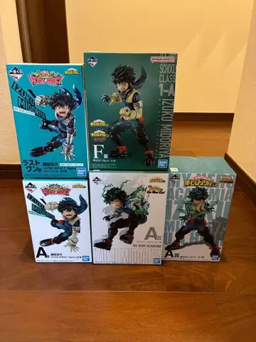 나의 히어로 아카데미아 미도리야 이즈쿠 제일복권 피규어 5세트