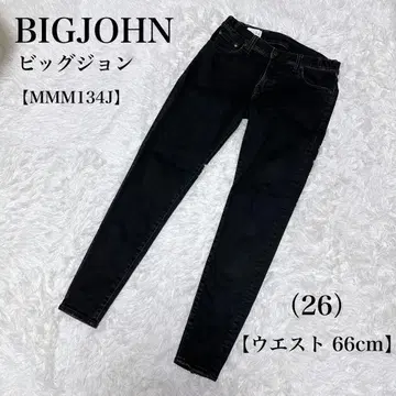 BIGJOHN 빅존 스키니 데님 스트레치 26인치 블랙
