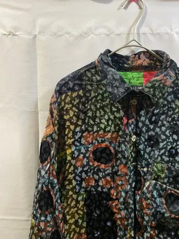 80s90s CITRON 올 패턴 레이온 셔츠 빈티지 USA제