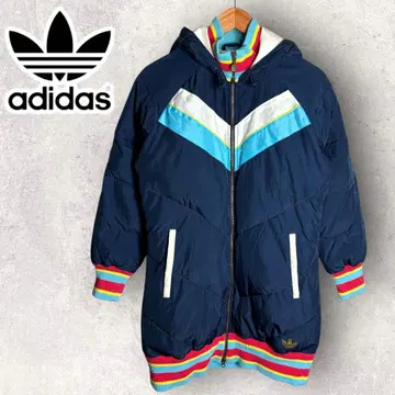 아디다스 다운 자켓 다운 코트 국기 택