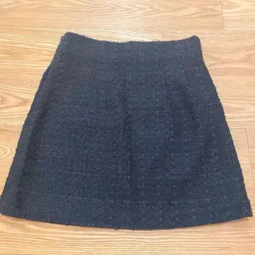 ZARA/블랙/타이트 스커트/XS/트위드