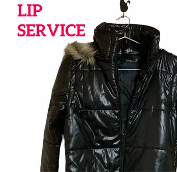 LIP SERVICE 립 서비스 충전솜 다운 자켓 리브 후드