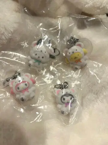 메지루시 액세서리 산리오 후와후와 스노우
