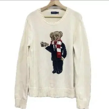 랄프 로렌 폴로베어 코튼 니트 스웨터