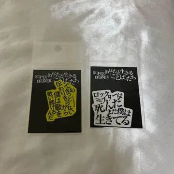 SUPER BEAVER 스티커 세트 your song/27