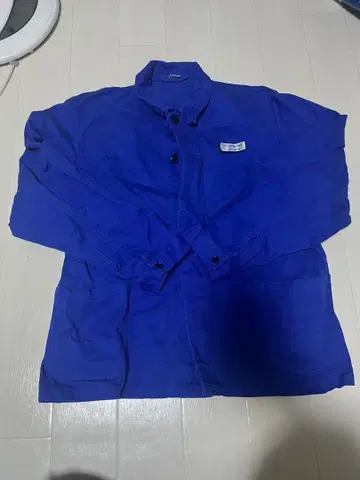 PLANAM 파란색 워크 셔츠