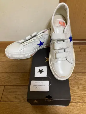 컨버스 원스타 V-3OX 화이트/블루/오렌지