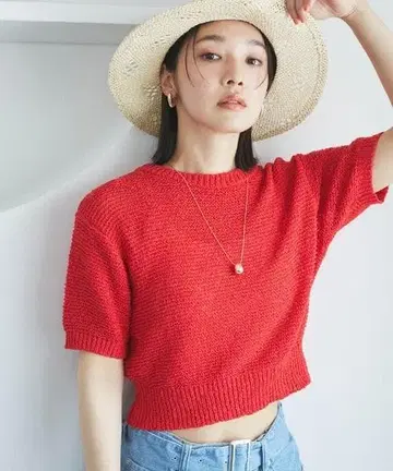 VIS 컴팩트 시어 니트 풀오버