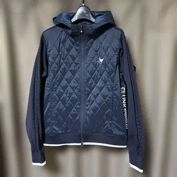 CLUNK 네이비 후드 부착 자켓