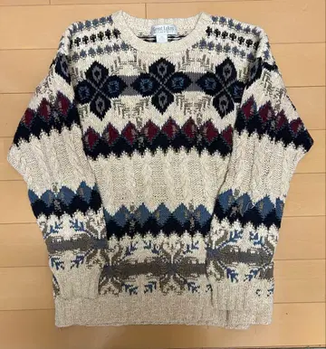 Great Lakes 노르딕 무늬 스웨터 XL