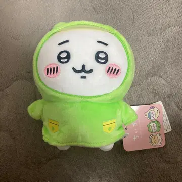 치이카와 (먼작귀) 뽀떼따마 봉제 인형 비오는 날 개구리 카파 레인코트