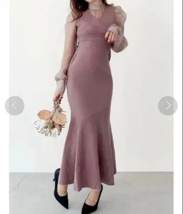 리젝시 레이어드 머메이드 니트 원피스