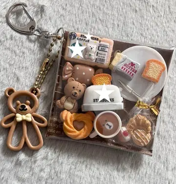 가챠 파우치 [ 곰돌이 화이트 토스터 ]