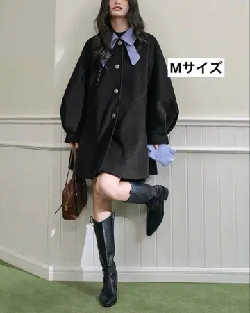 kuose풍 리본 코트 M 사이즈