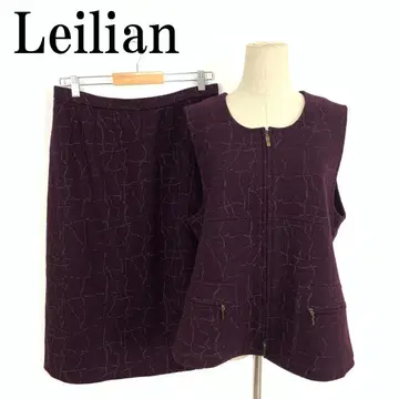 LA8929 레리안 스커트 셋업 브라운 보르도 울 13