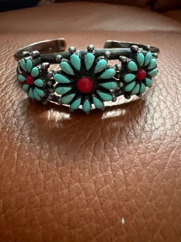 터콰이즈 팔찌 실버 액세서리